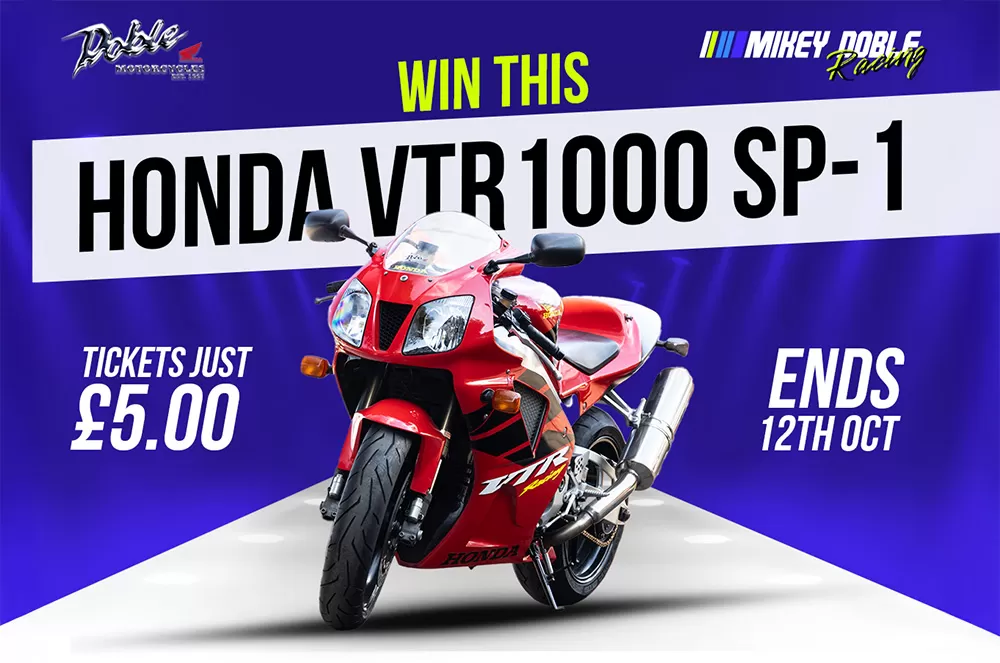 Honda VTR1000 SP-1 — raffle hero