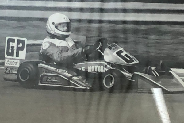 Mick Doble wins the 250 national British Grand Prix at Silverstone, 1983