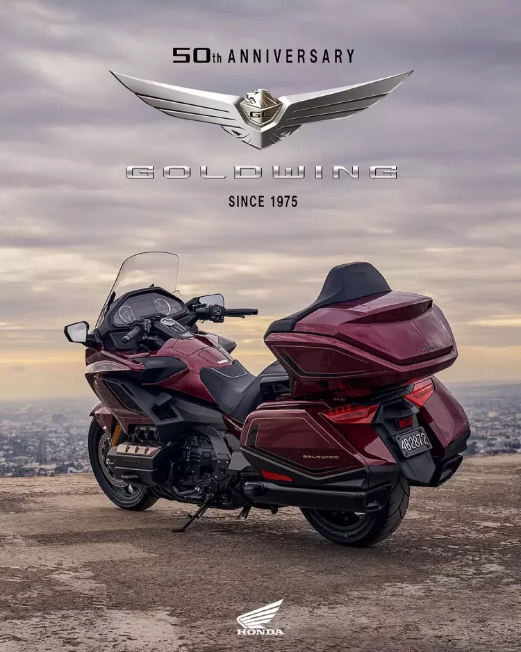 527589 25ym Honda Gl1800 Gold Wing And Gold Wing Tour Models Celebrate Half A