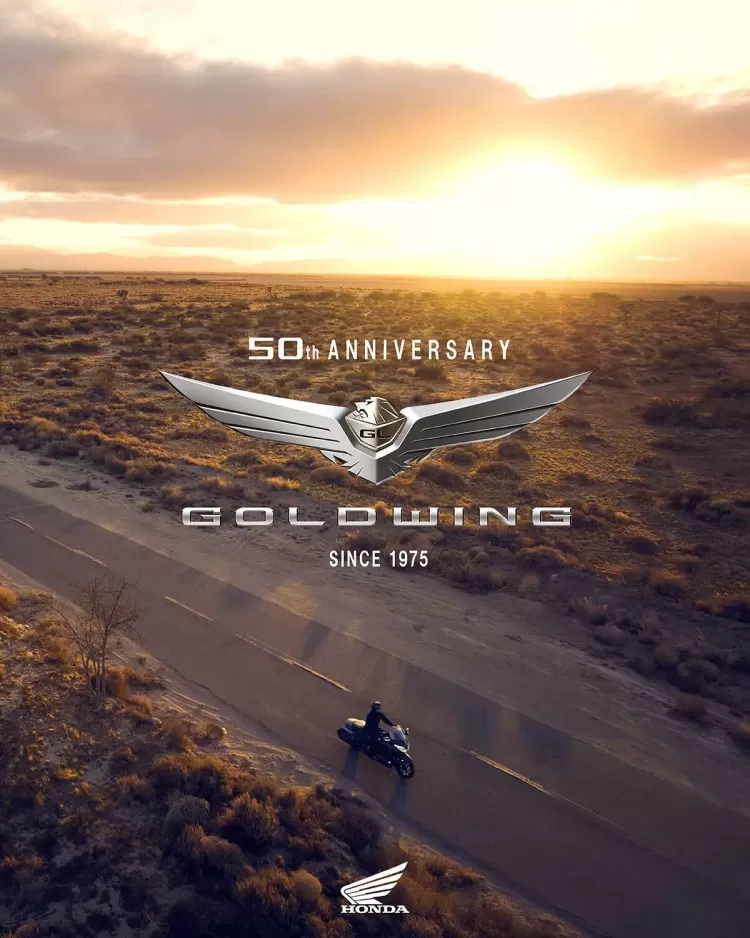 527584 25ym Honda Gl1800 Gold Wing And Gold Wing Tour Models Celebrate Half A