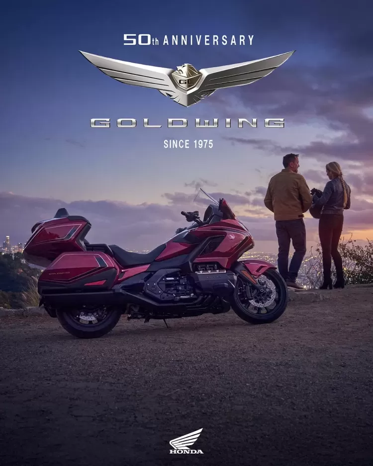 527587 25ym Honda Gl1800 Gold Wing And Gold Wing Tour Models Celebrate Half A