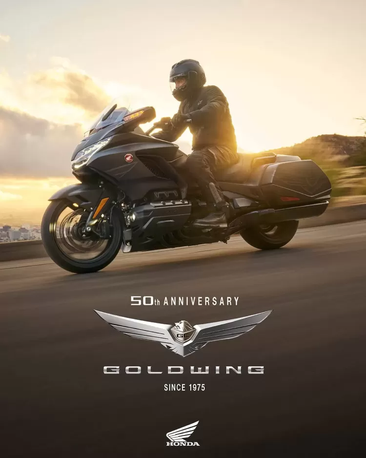 527585 25ym Honda Gl1800 Gold Wing And Gold Wing Tour Models Celebrate Half A