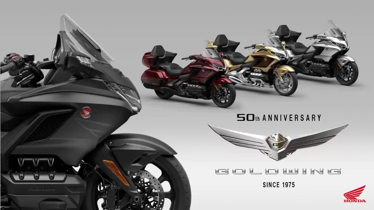 527595 25ym Honda Gl1800 Gold Wing And Gold Wing Tour Models Celebrate Half A