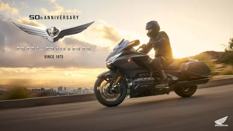 527603 25ym Honda Gl1800 Gold Wing And Gold Wing Tour Models Celebrate Half A